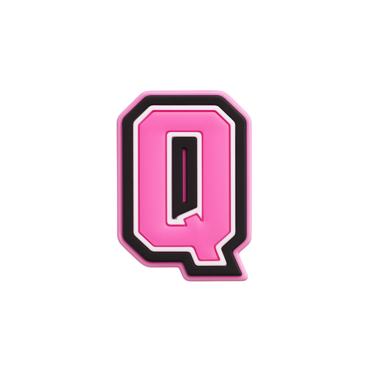 Jibbitz (small) / Pink Varsity Alphabet