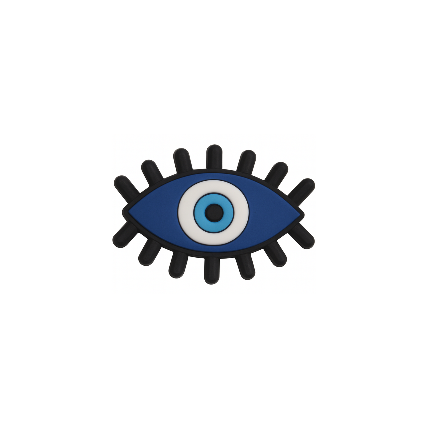 Jibbitz (small) / Evil Eye blue