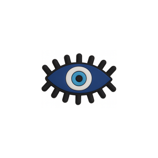 Jibbitz (small) / Evil Eye blue