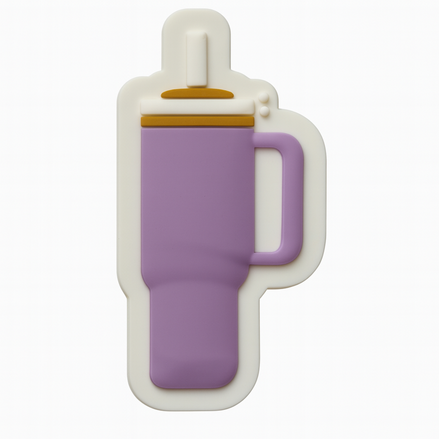 Jibbitz (large) / Tumbler (purple)