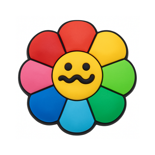 Jibbitz (large) / Trippy Flower