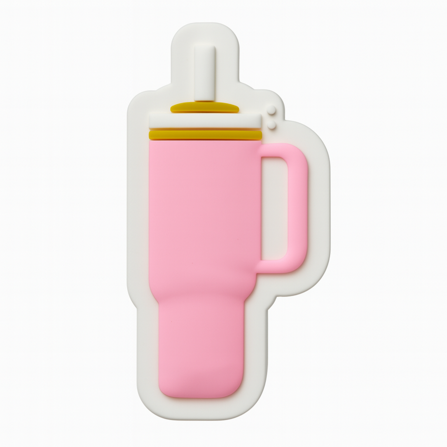 Jibbitz (large) / Tumbler (pink)