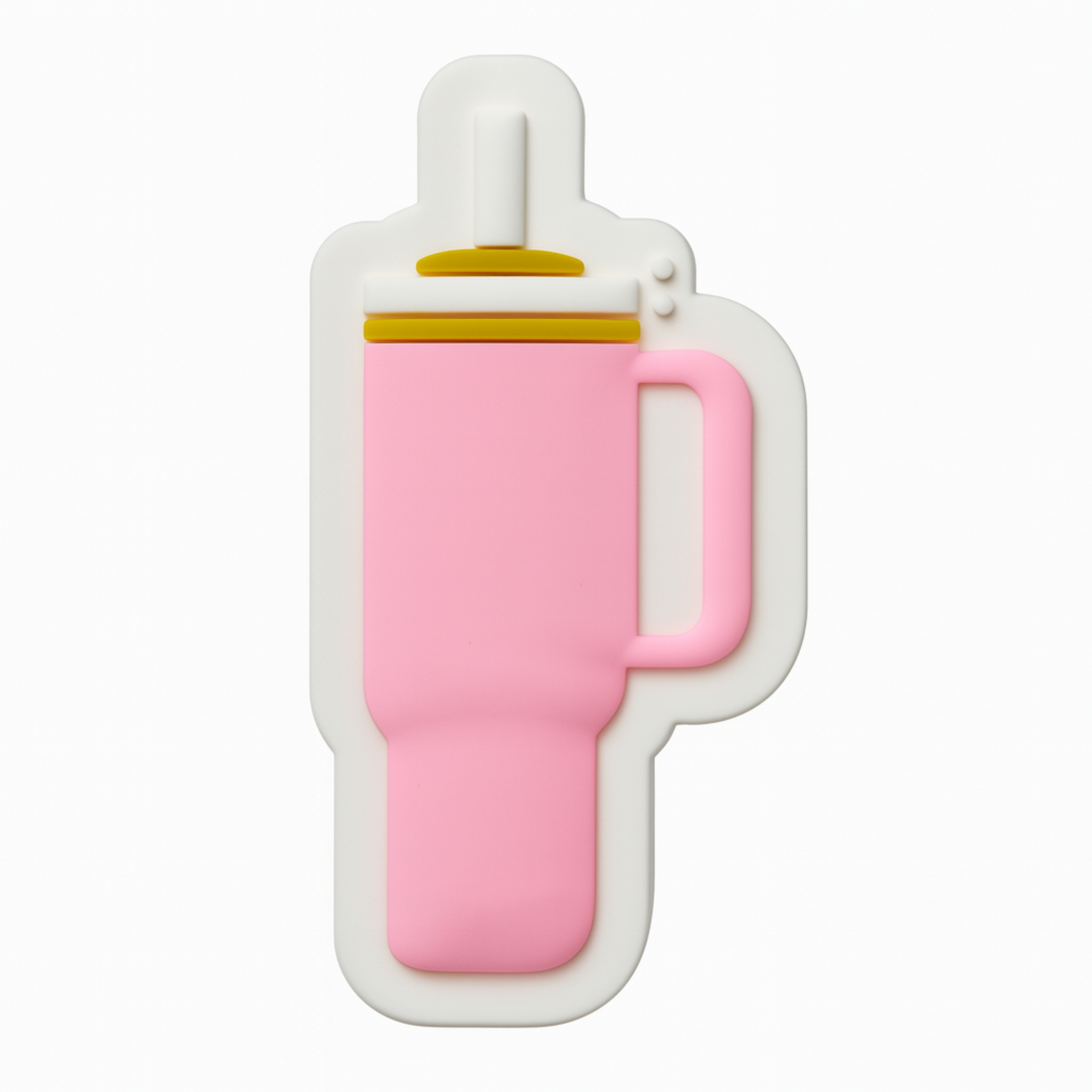 Jibbitz (large) / Tumbler (pink)
