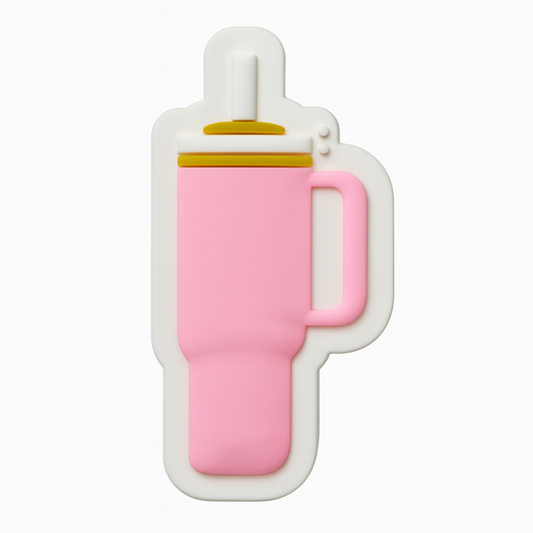 Jibbitz (large) / Tumbler (pink)