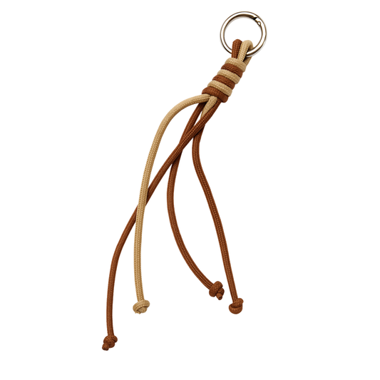 Charm / Knot (brown & beige)