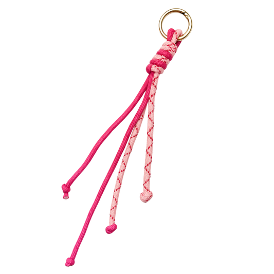 Charm / Knot (fuchsia & pink)
