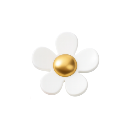 Jibbitz (small) / 3D Flower (black)