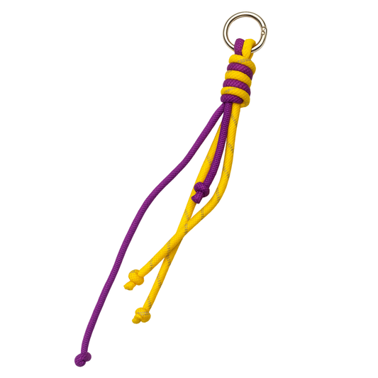 Charm / Knot (yellow & purple)
