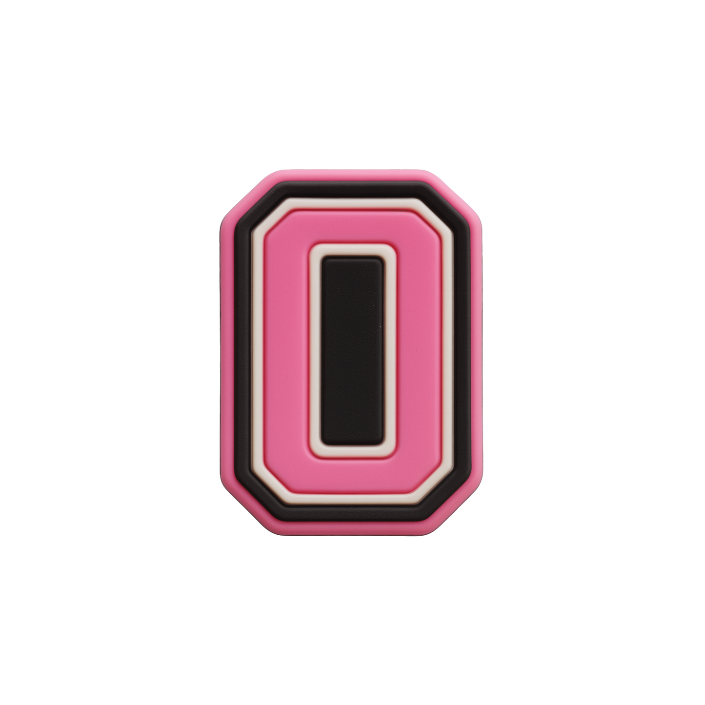 Jibbitz (small) / Pink Varsity Alphabet
