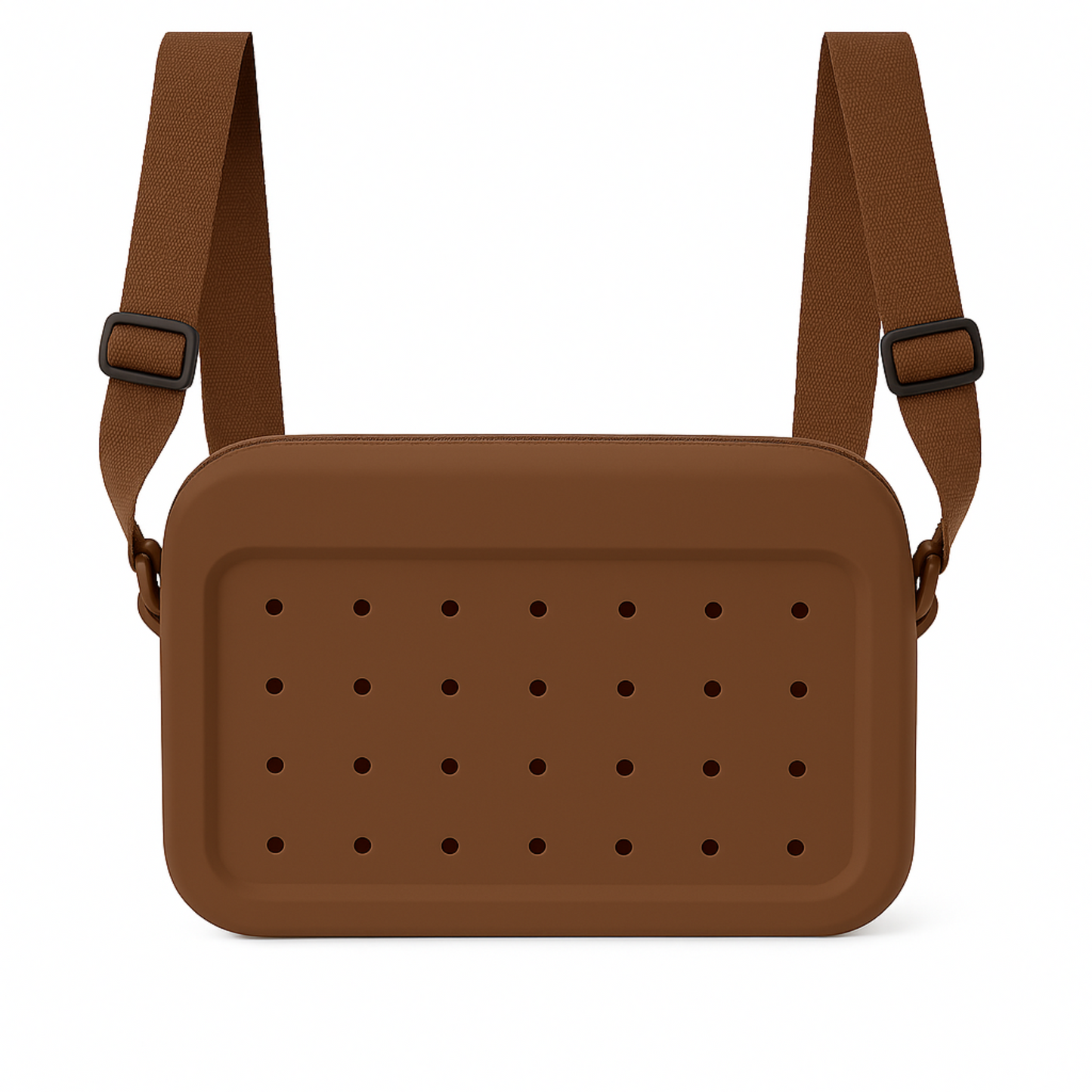 Crossbody Tote / Chocolate Brown