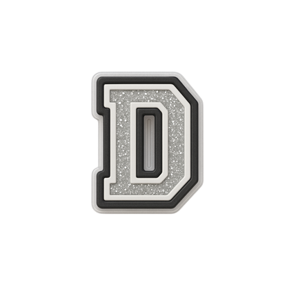 Jibbitz (small) / Glitter Varsity Alphabet
