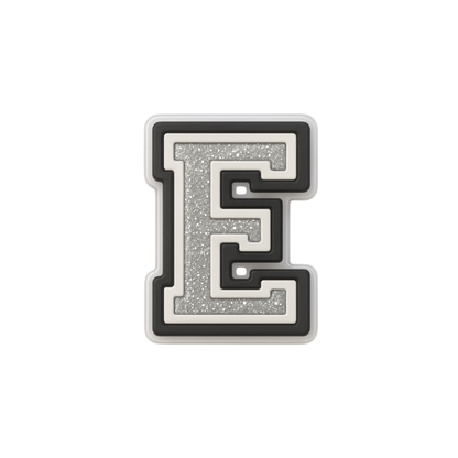 Jibbitz (small) / Glitter Varsity Alphabet