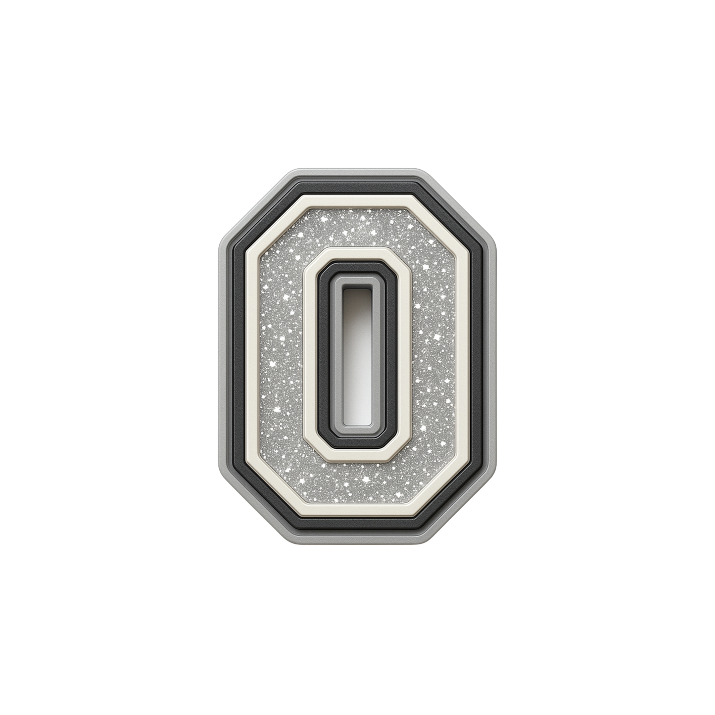 🎁 Jibbitz (small) / Glitter Varsity Alphabet (100% off)