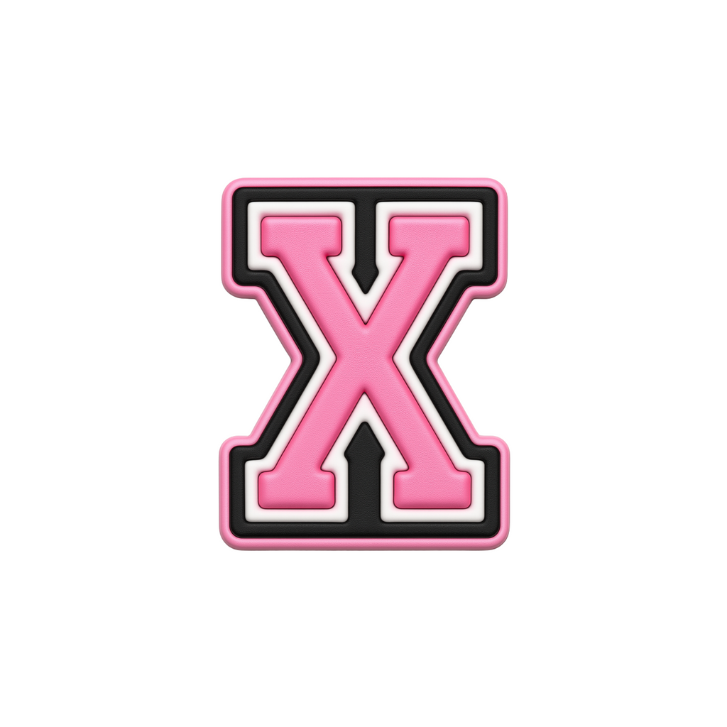 Jibbitz (small) / Varsity Alphabet