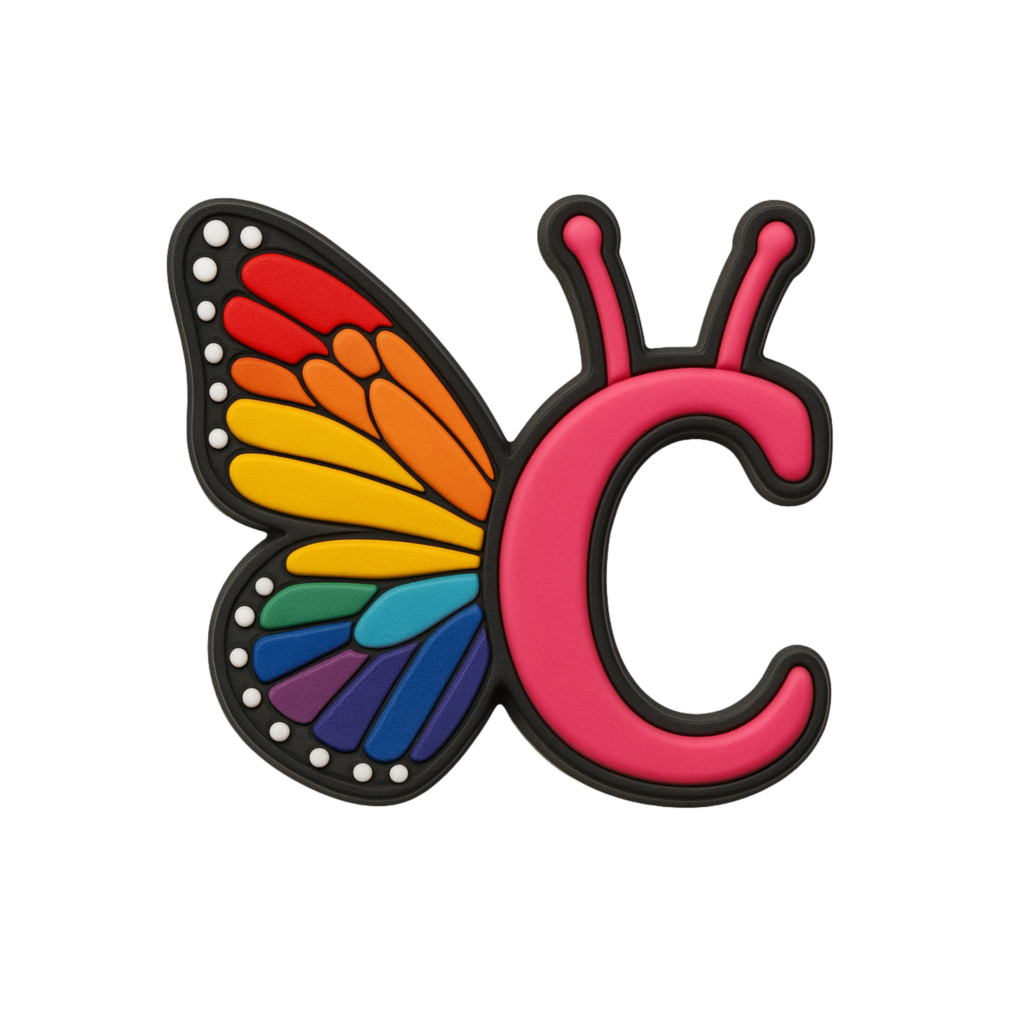 🎁 Jibbitz (small) / Butterfly Alphabet (100% off)