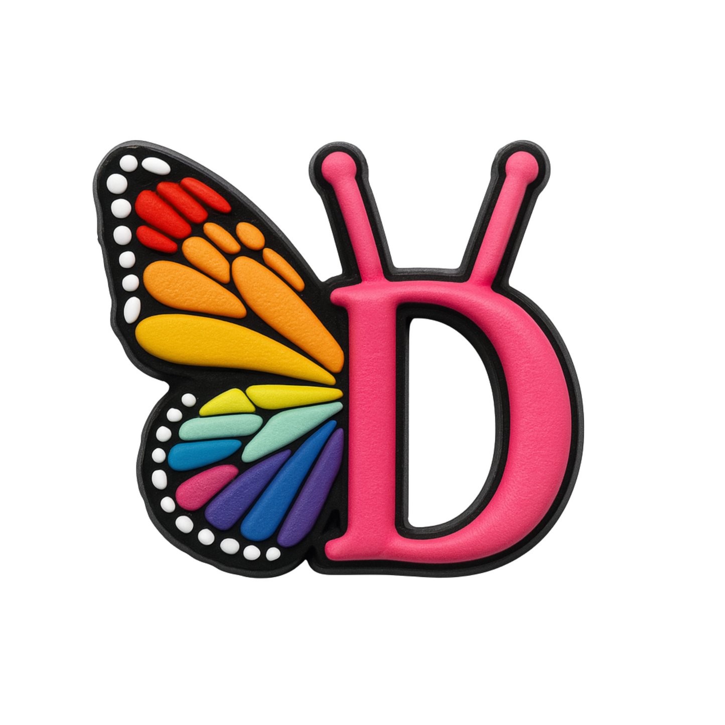 🎁 Jibbitz (small) / Butterfly Alphabet (100% off)