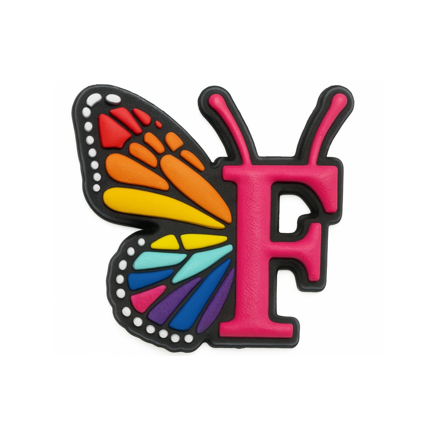 🎁 Jibbitz (small) / Butterfly Alphabet (100% off)