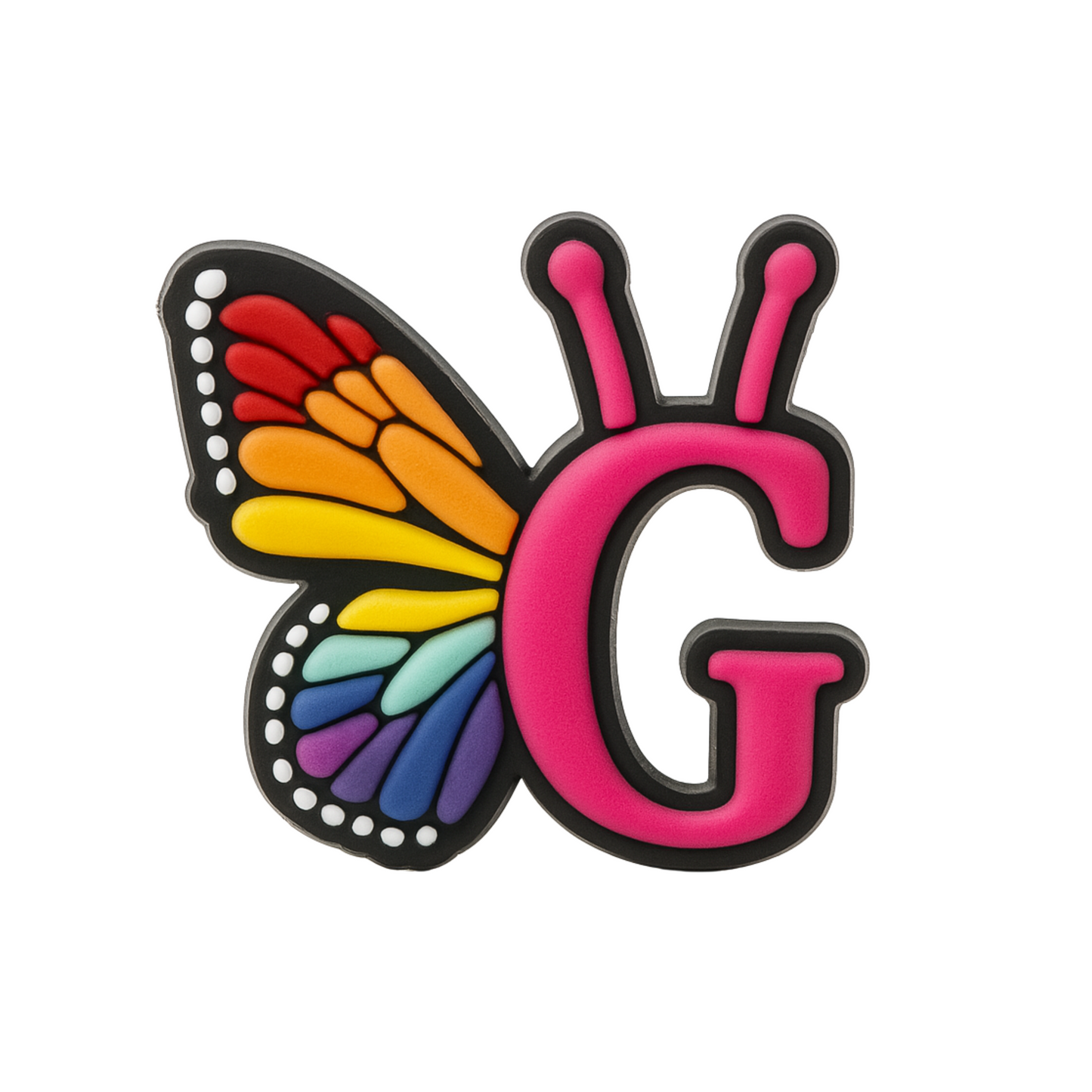 🎁 Jibbitz (small) / Butterfly Alphabet (100% off)