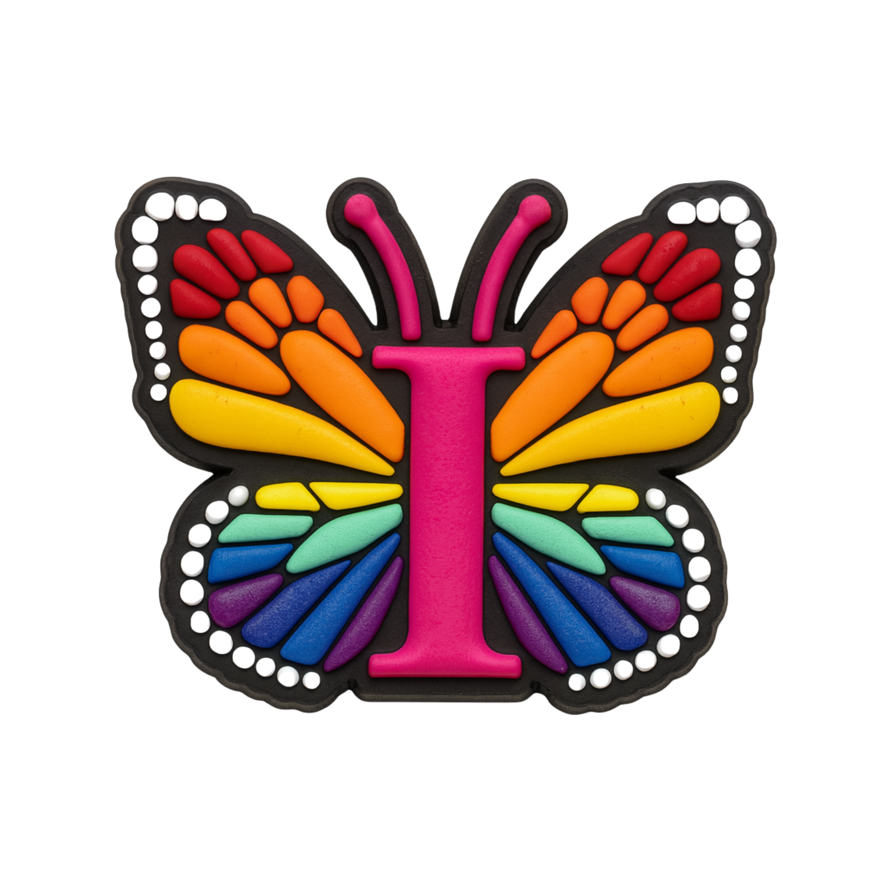 Jibbitz (small) / Butterfly Alphabet
