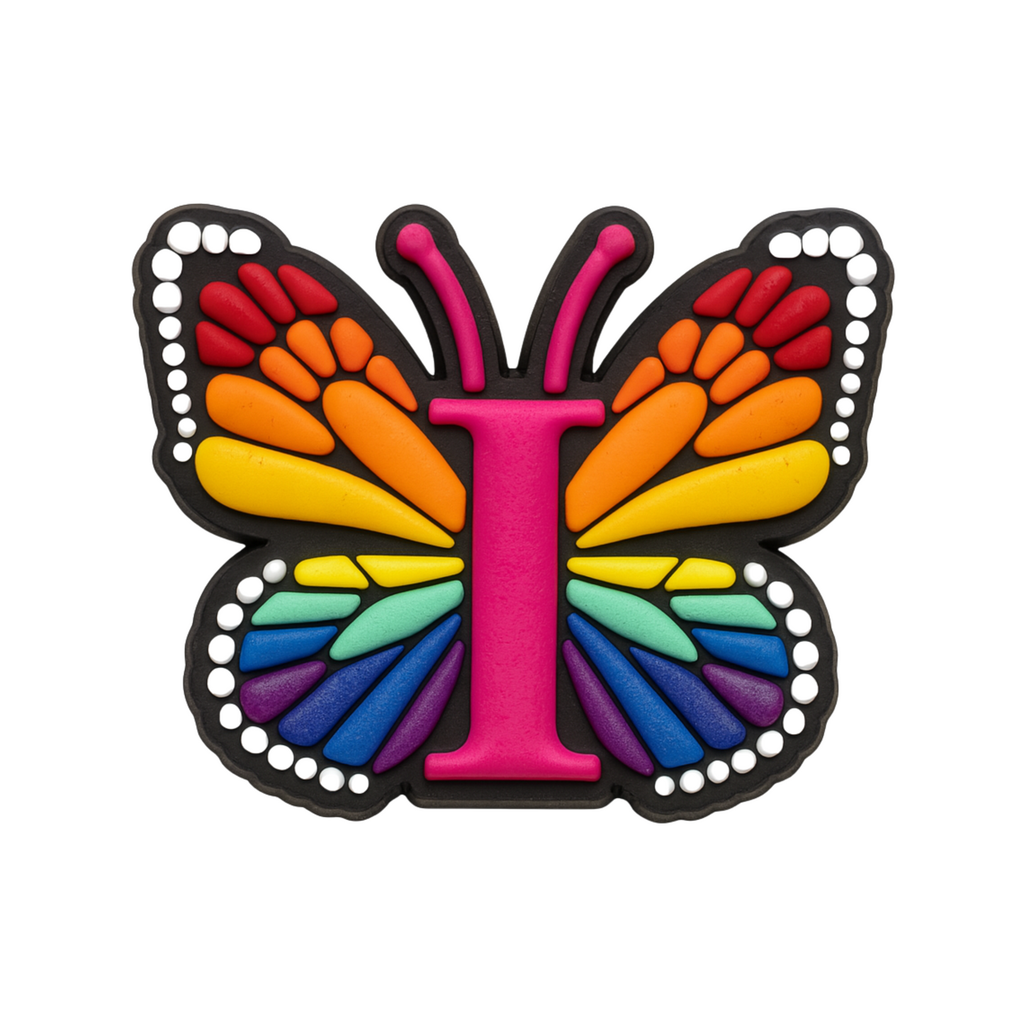 🎁 Jibbitz (small) / Butterfly Alphabet (100% off)