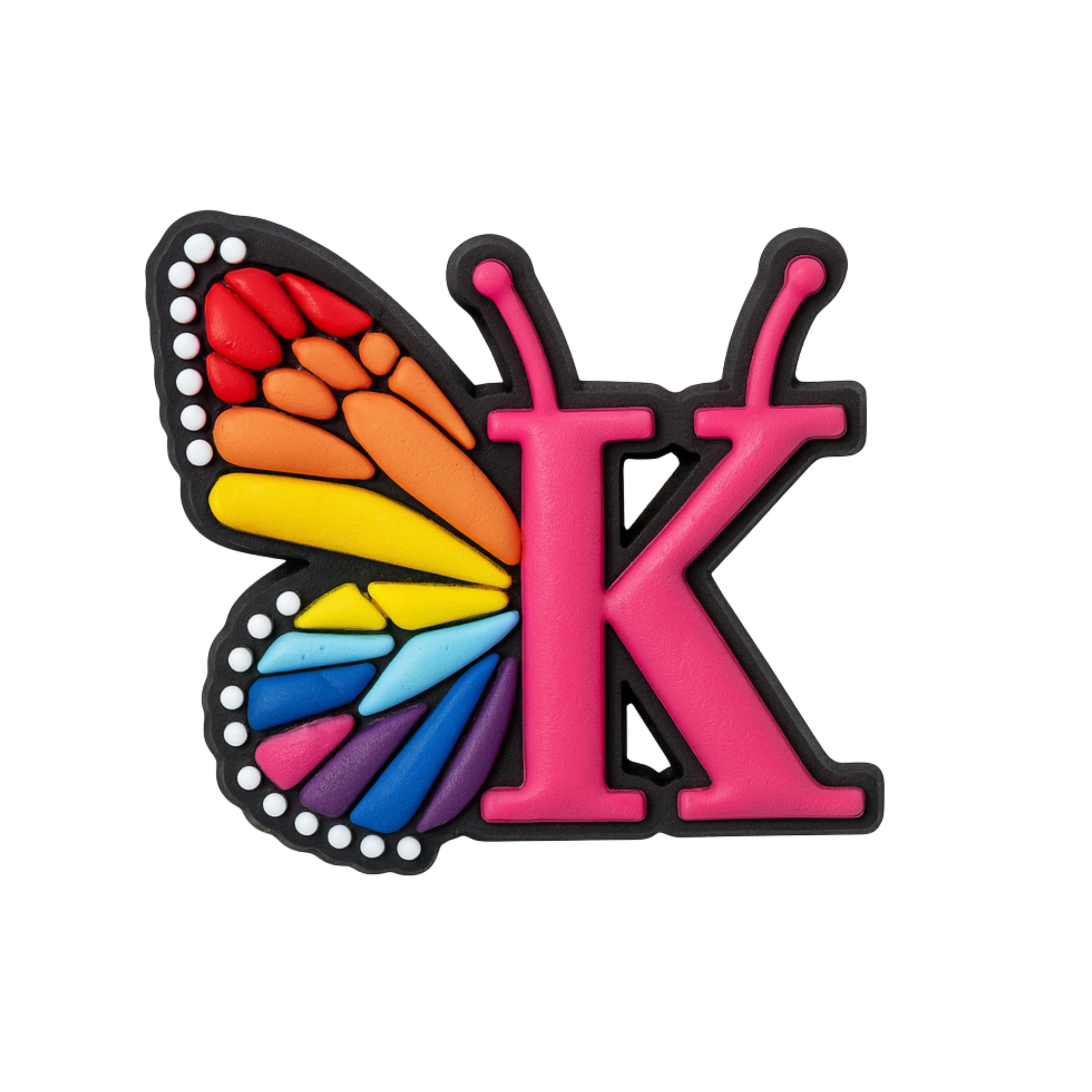 Jibbitz (small) / Butterfly Alphabet