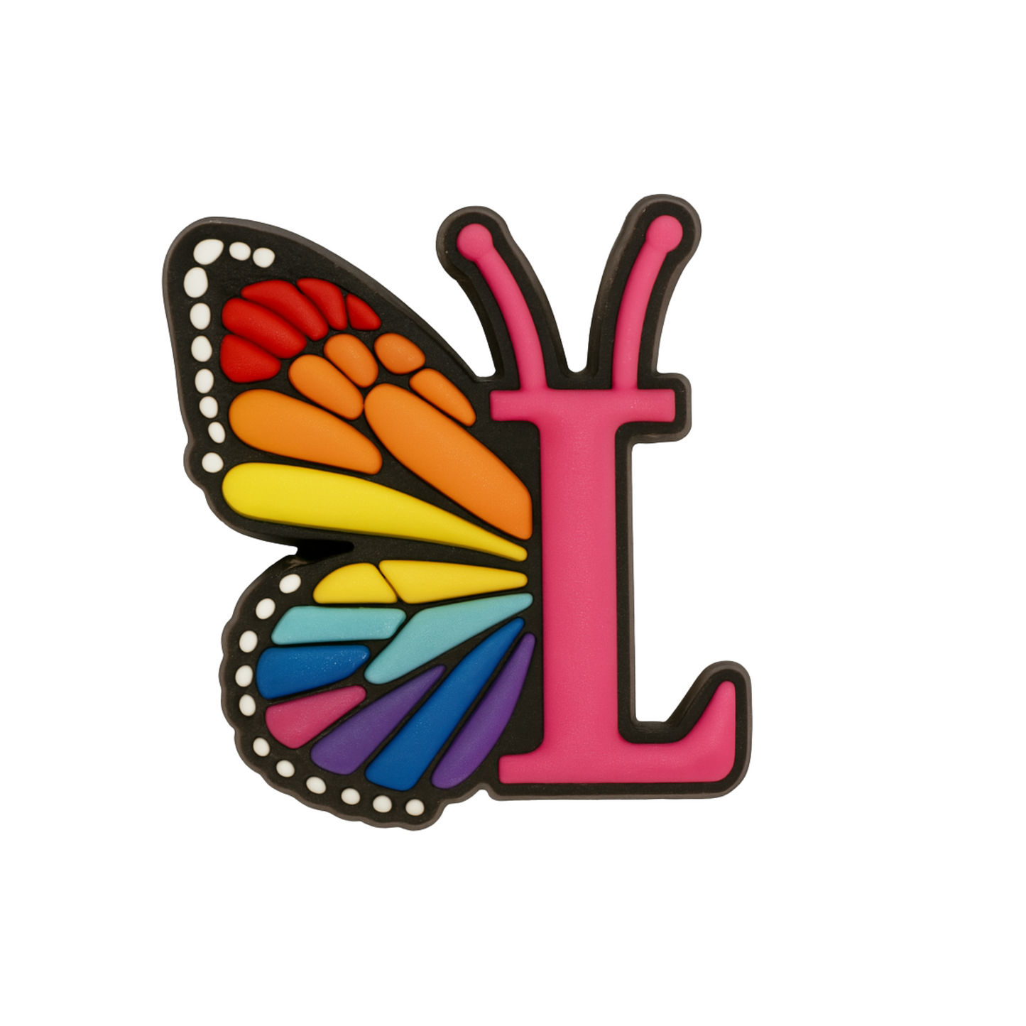 🎁 Jibbitz (small) / Butterfly Alphabet (100% off)
