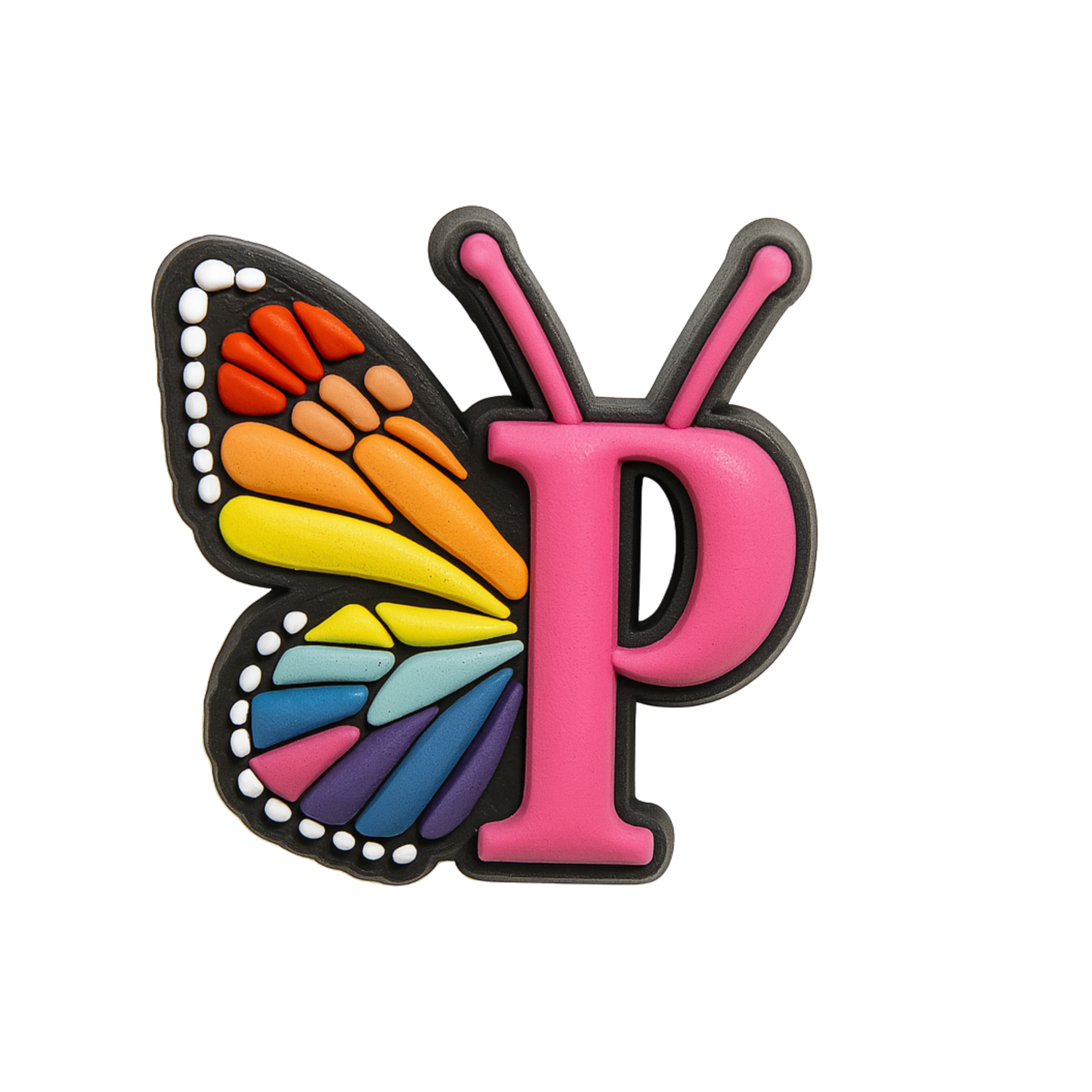 Jibbitz (small) / Butterfly Alphabet