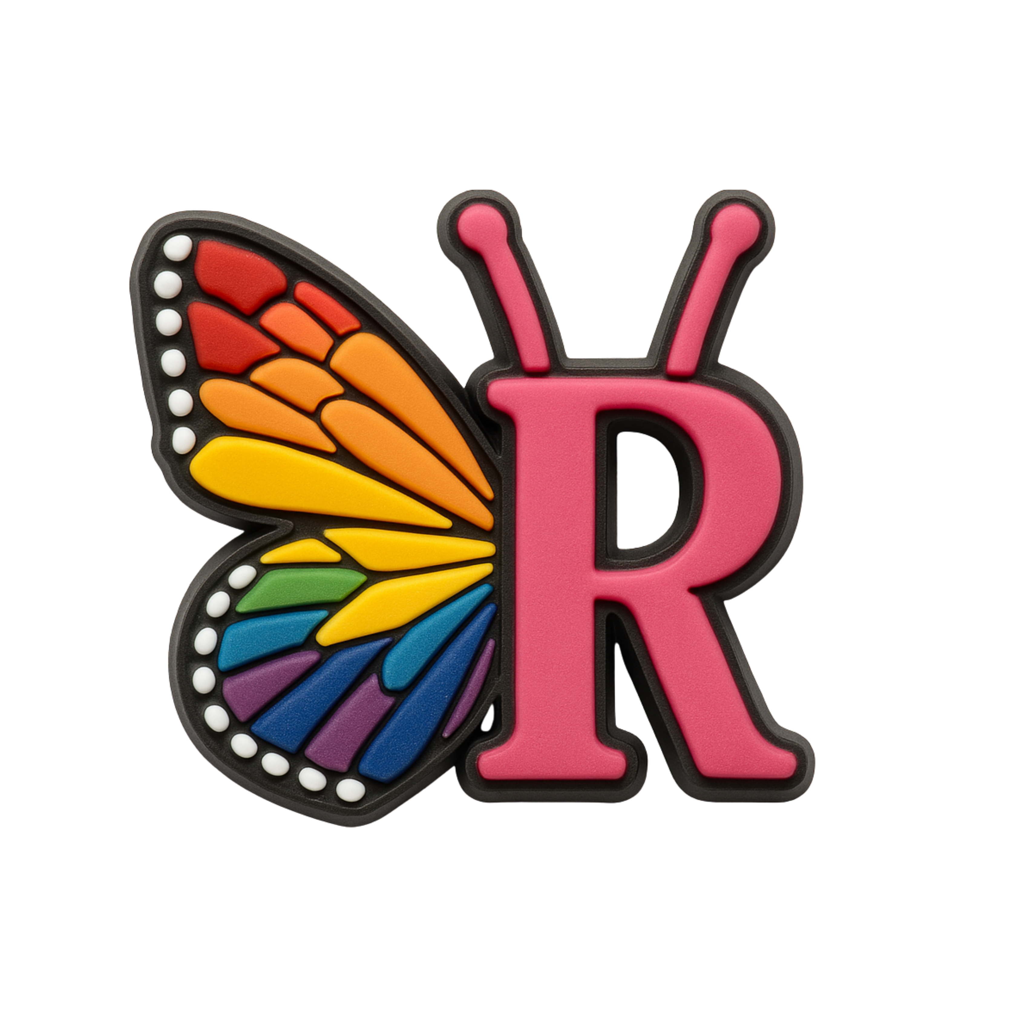 Jibbitz (small) / Butterfly Alphabet