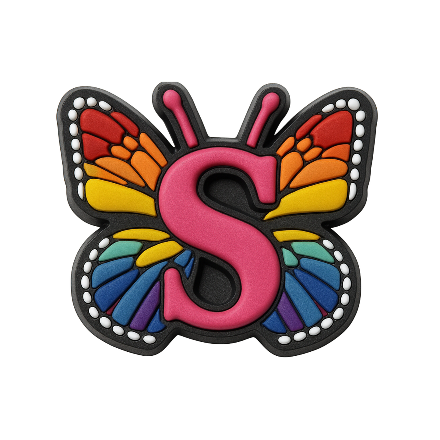 🎁 Jibbitz (small) / Butterfly Alphabet (100% off)