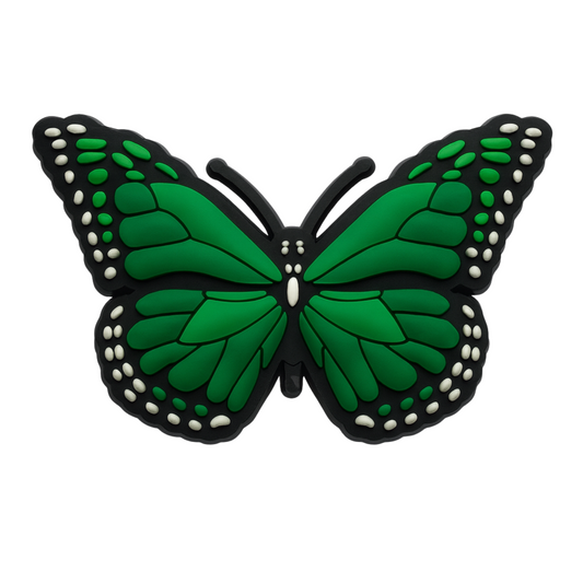 Jibbitz (large) / Butterfly (green)