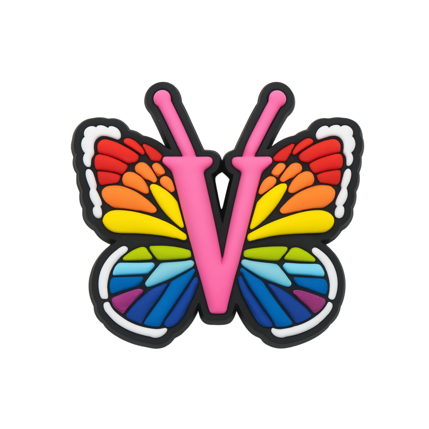 🎁 Jibbitz (small) / Butterfly Alphabet (100% off)
