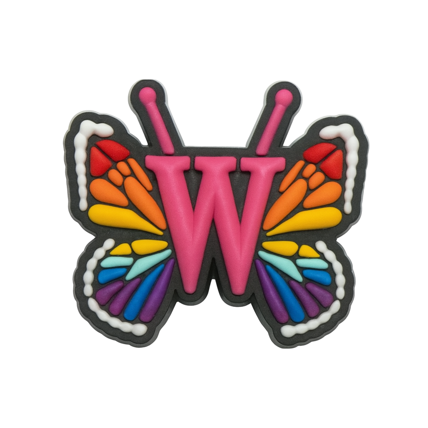 🎁 Jibbitz (small) / Butterfly Alphabet (100% off)
