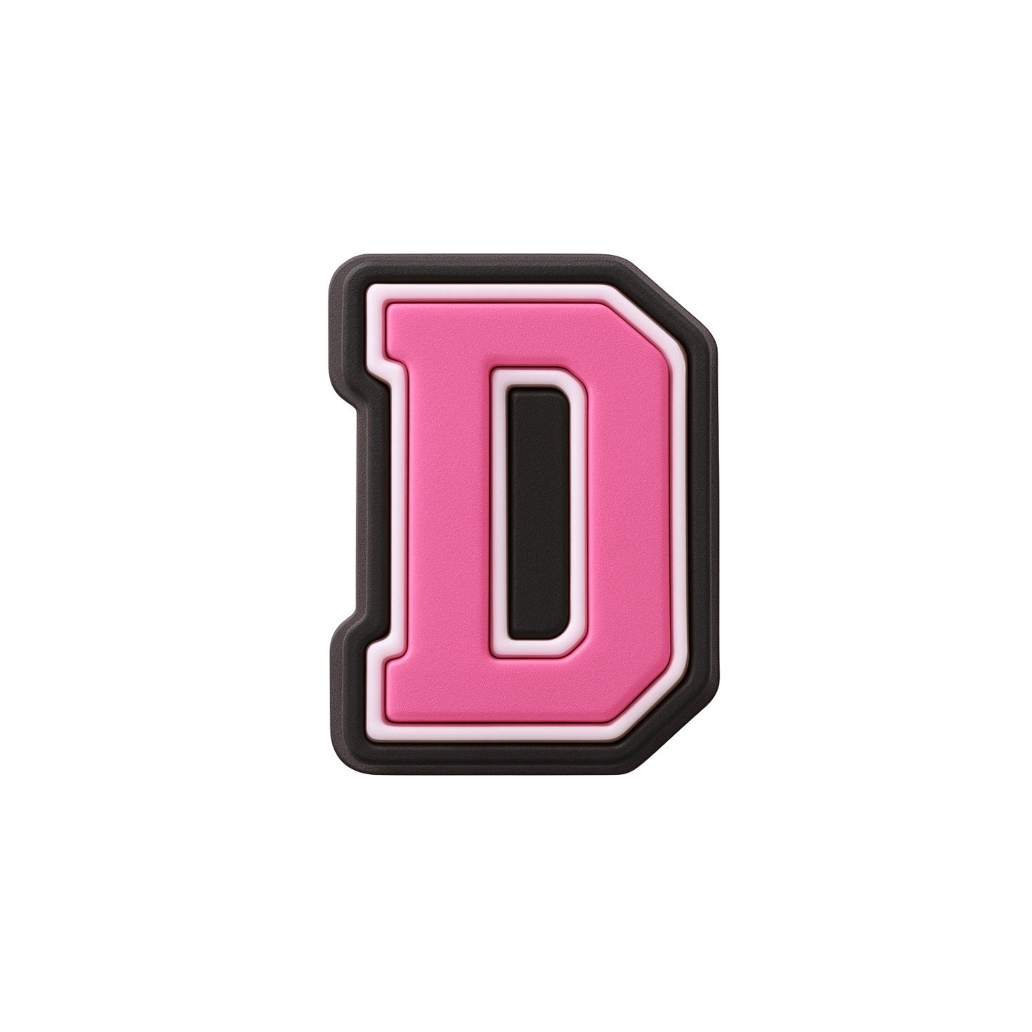 🎁 Jibbitz (small) / Pink Varsity Alphabet (100% off)
