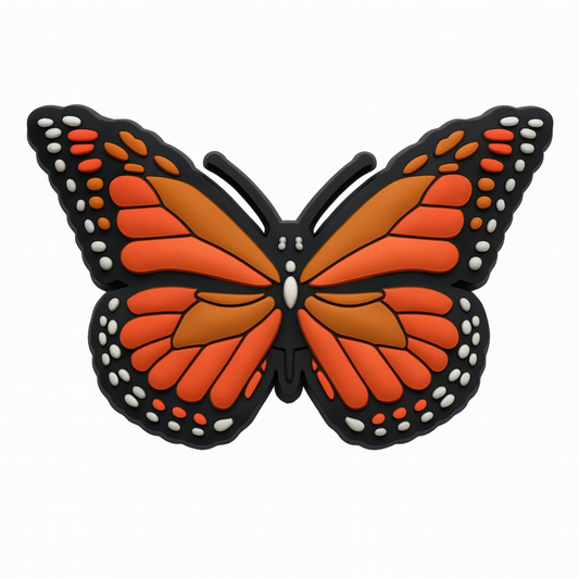Jibbitz (large) / Butterfly (orange)