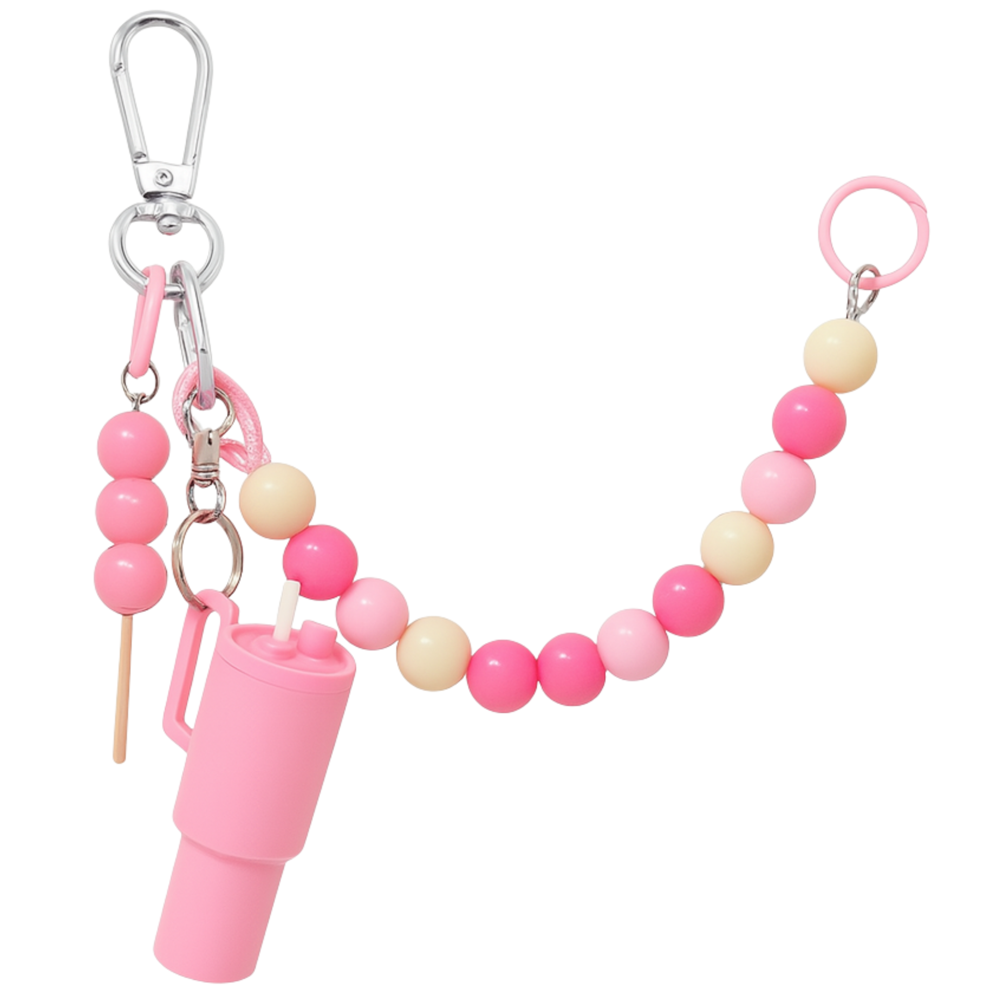 Charm / Tumbler Lollipop (Strawberry)