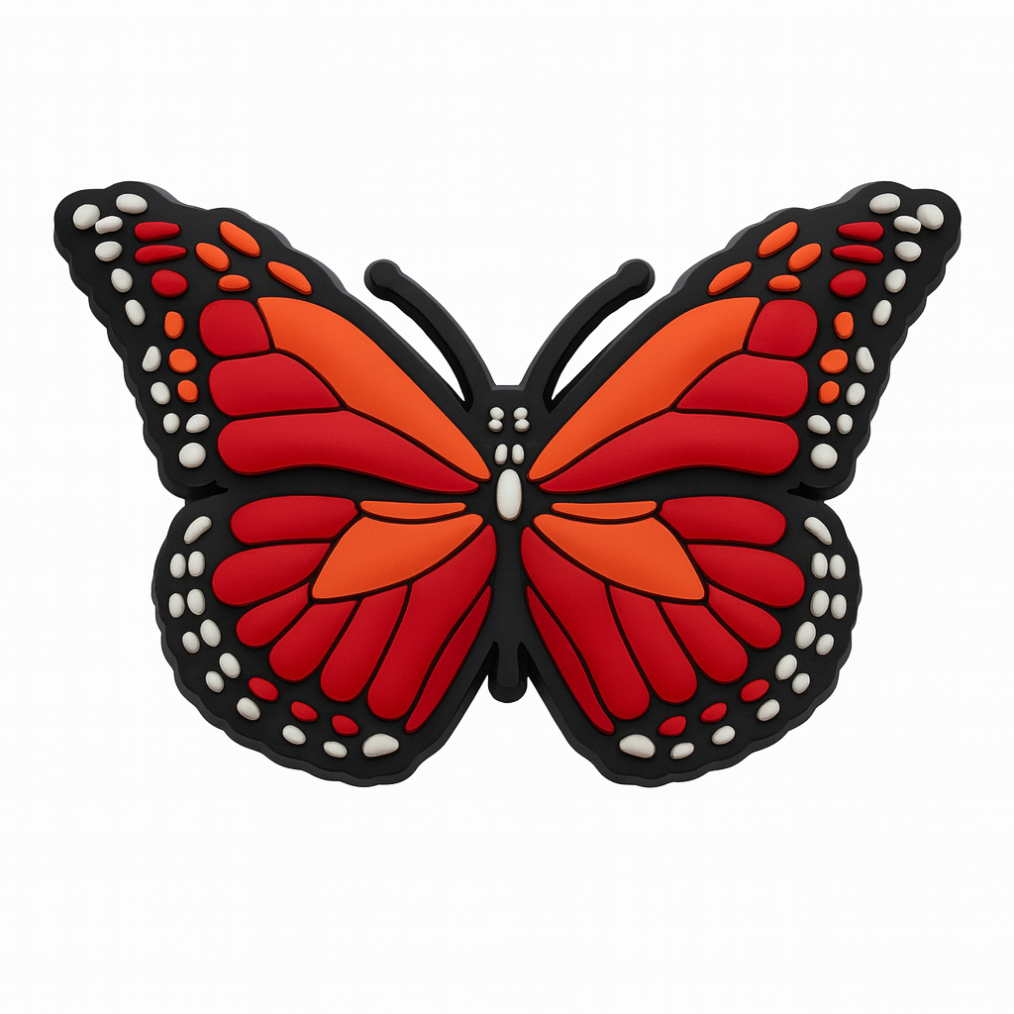 Jibbitz (large) / Butterfly (red)