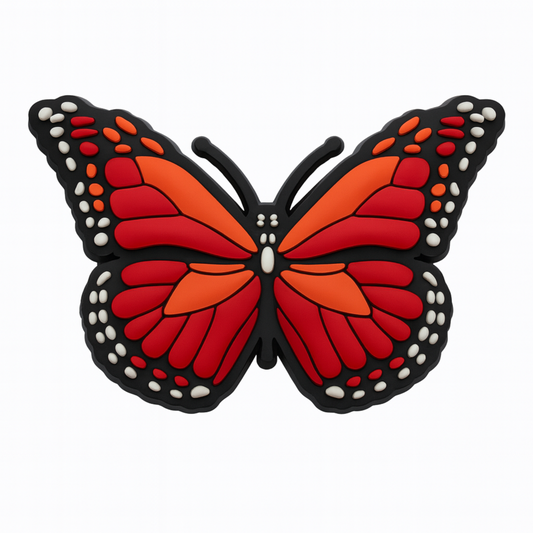 Jibbitz (large) / Butterfly (red)
