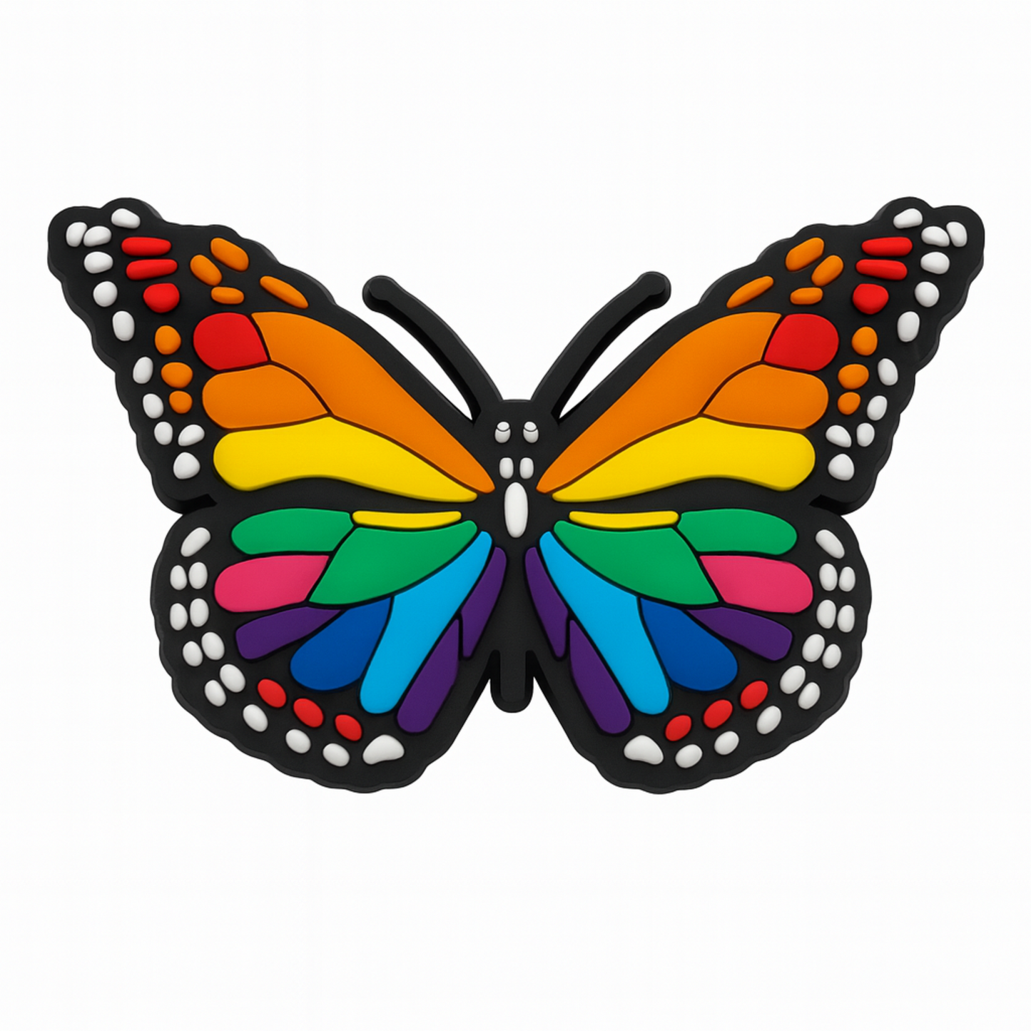 Jibbitz (large) / Butterfly (rainbow)