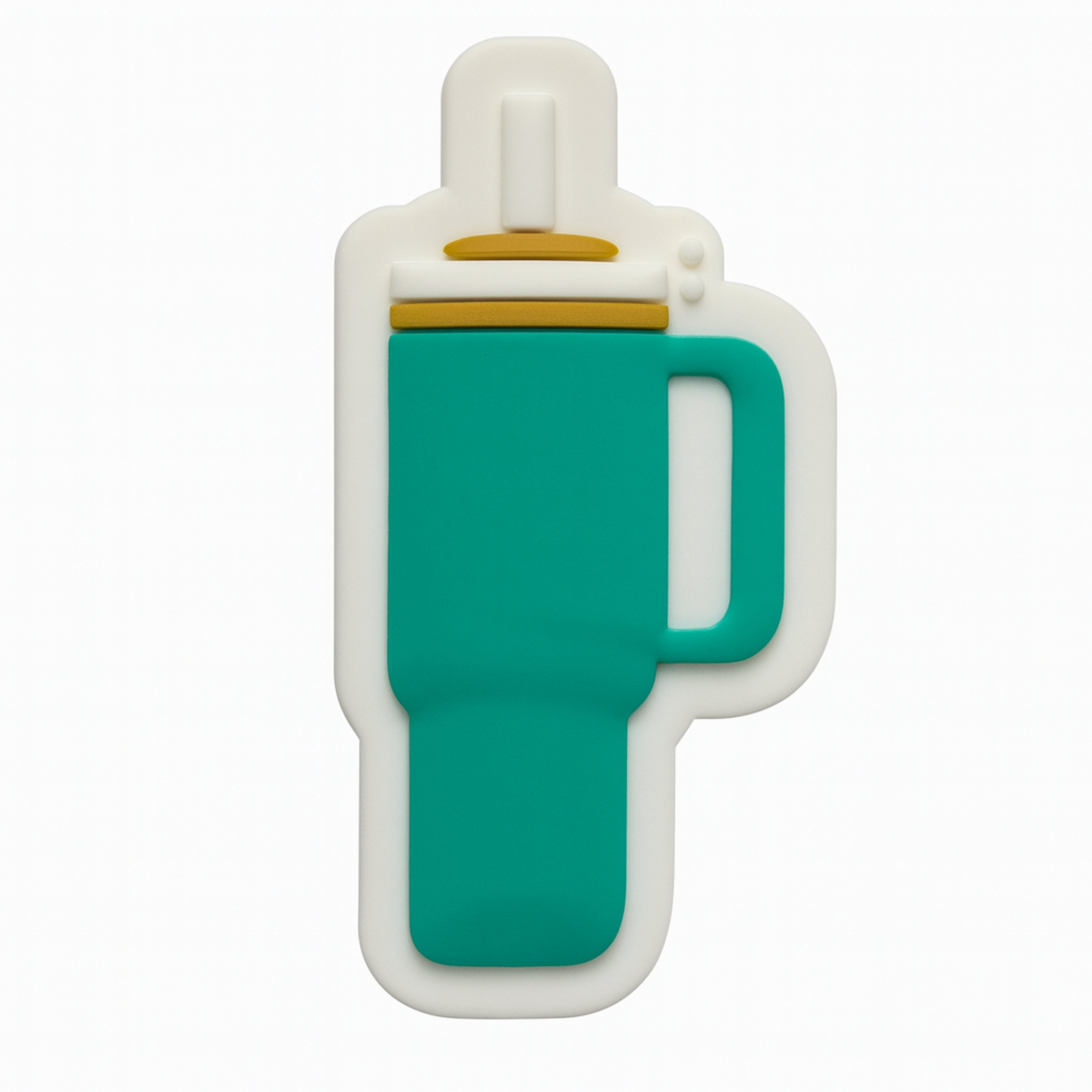 Jibbitz (large) / Tumbler (green)