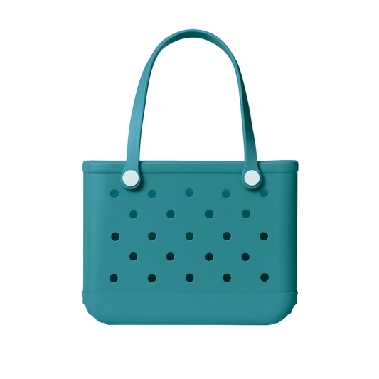 Medium Tote Bag / Teal Blue