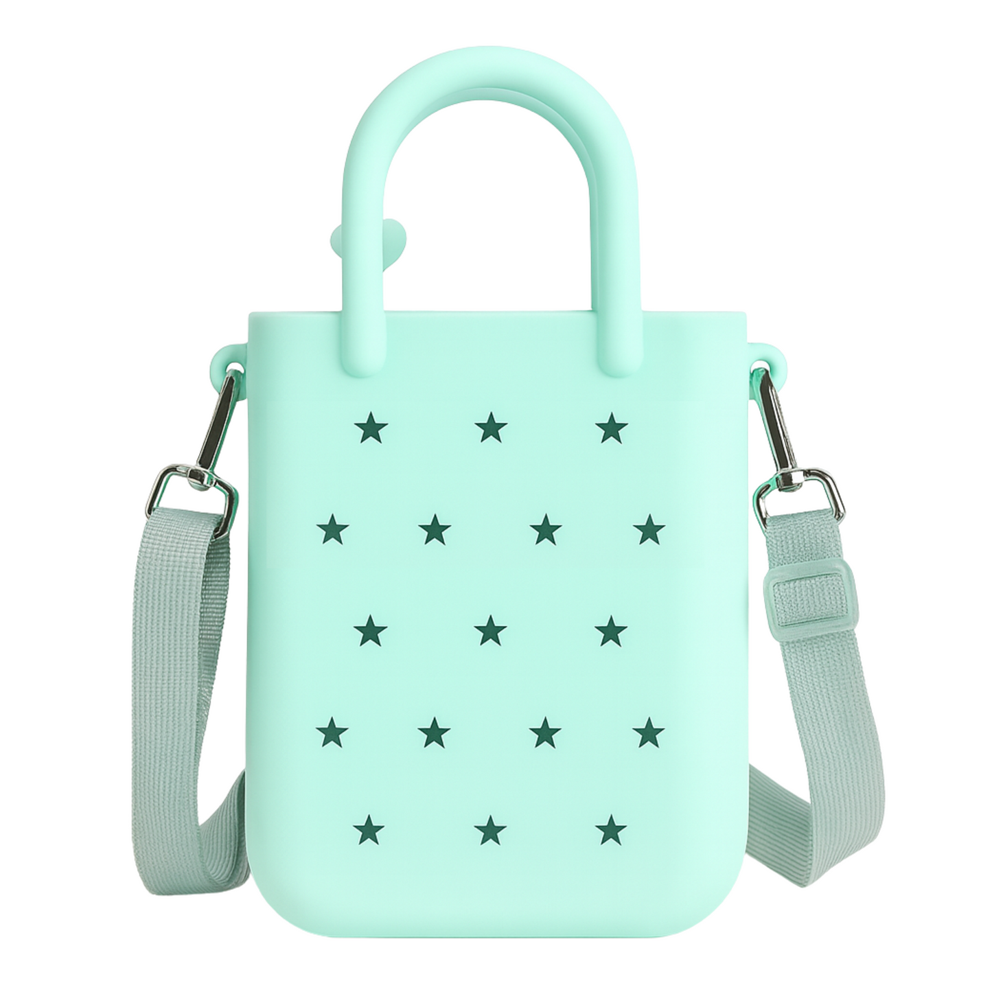 Star Sidekick Tote / Mint Blue