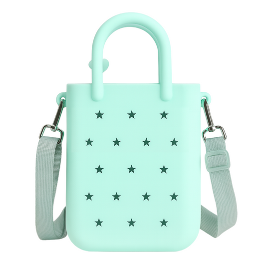 Star Sidekick Tote / Mint Blue