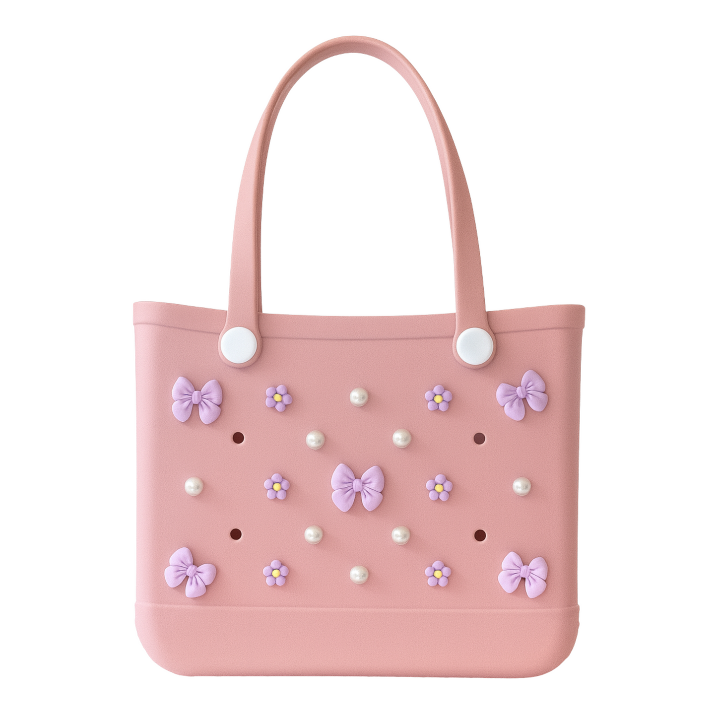 Jibbitz (set) / Bows & Blossoms (lilac)